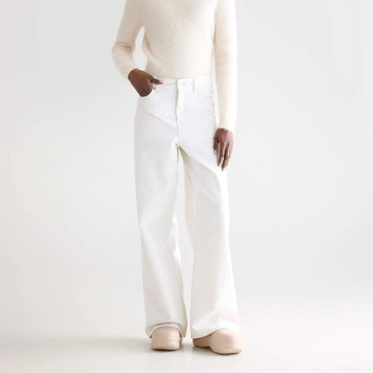 PARTHE JEANS WHITE DENIM