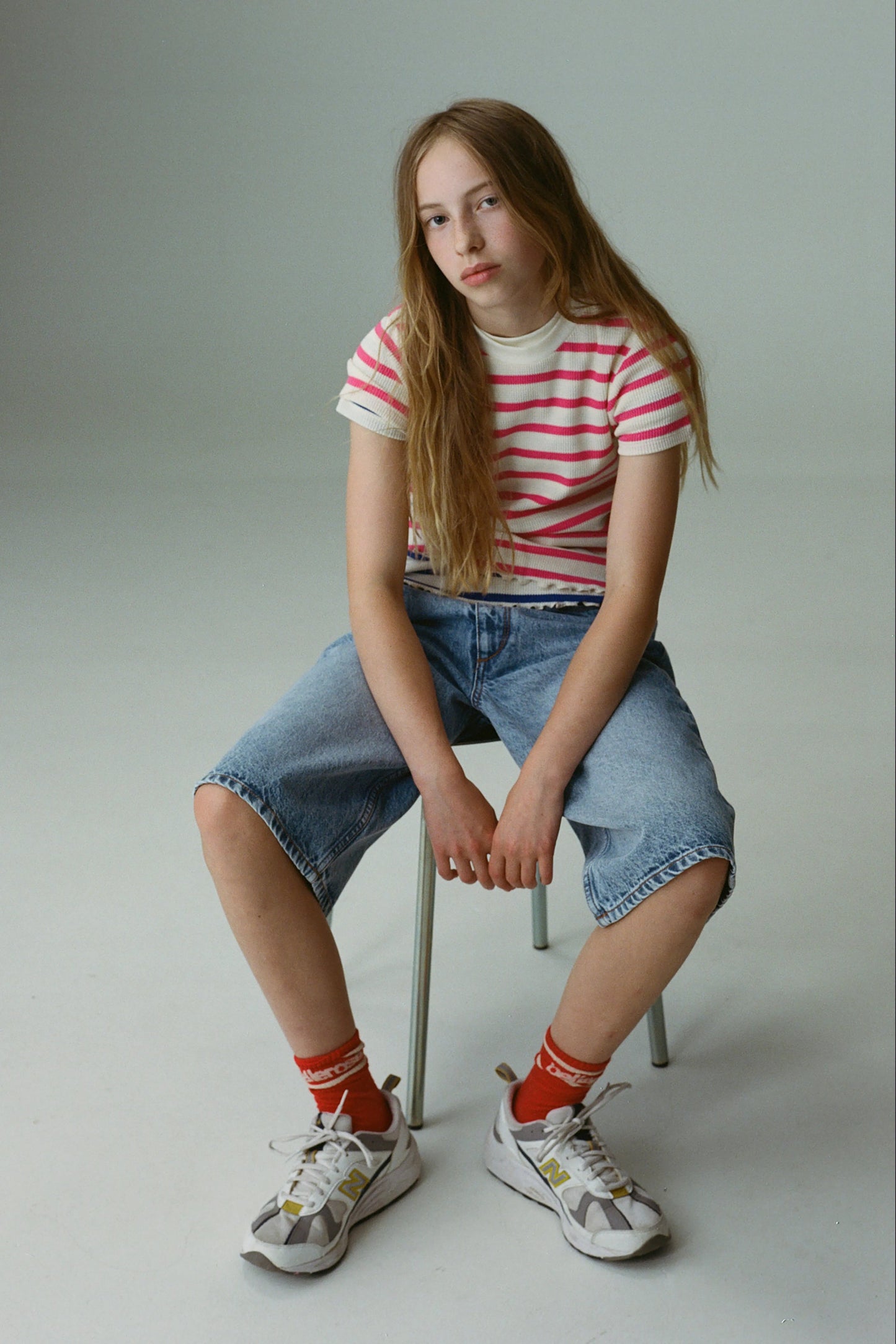 Aveli T-Shirt Pink Stripes