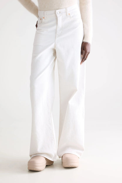 PARTHE JEANS WHITE DENIM