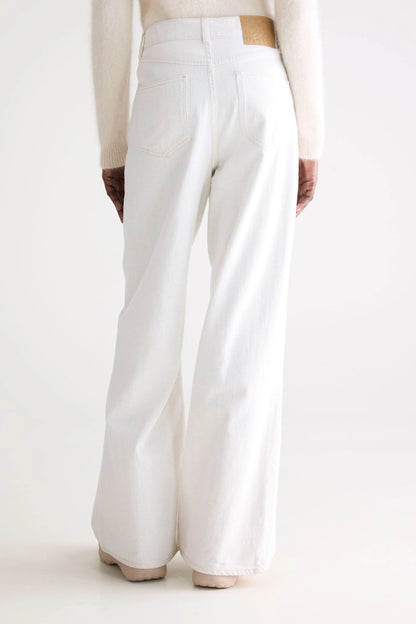 PARTHE JEANS WHITE DENIM