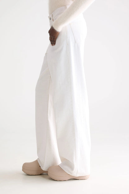 PARTHE JEANS WHITE DENIM