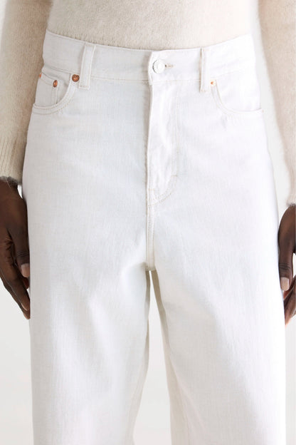 PARTHE JEANS WHITE DENIM