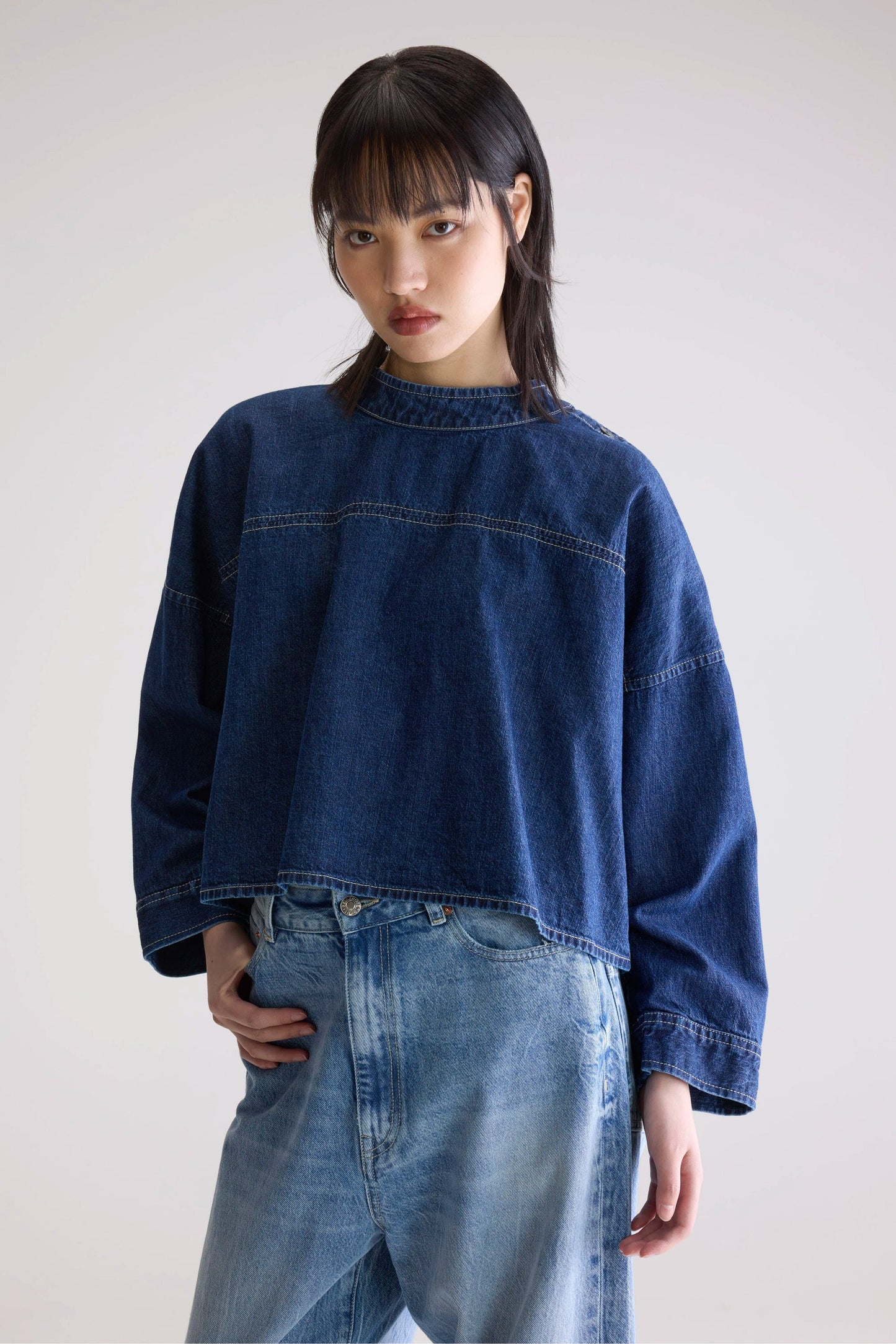 WALDO DENIM BLOUSE