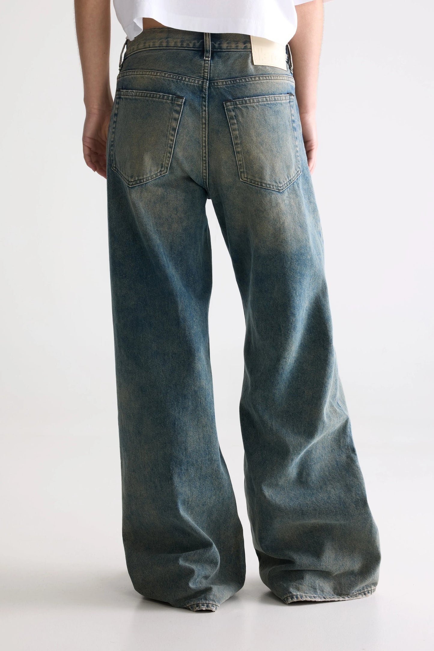 Kansas Wide Jeans Dusty Blue