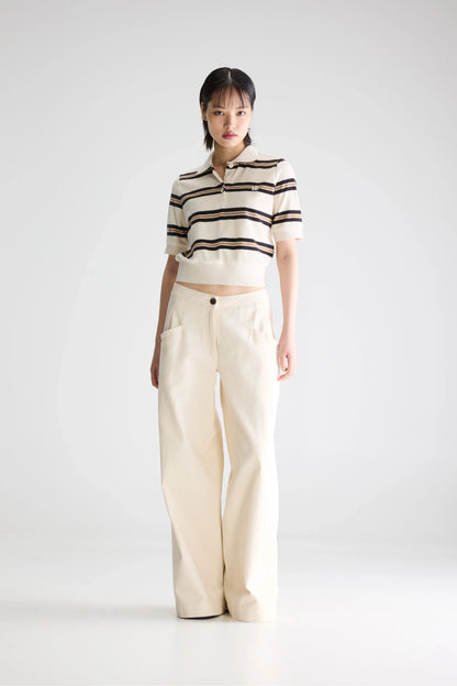 CRIXUS POLO OFFWHITE