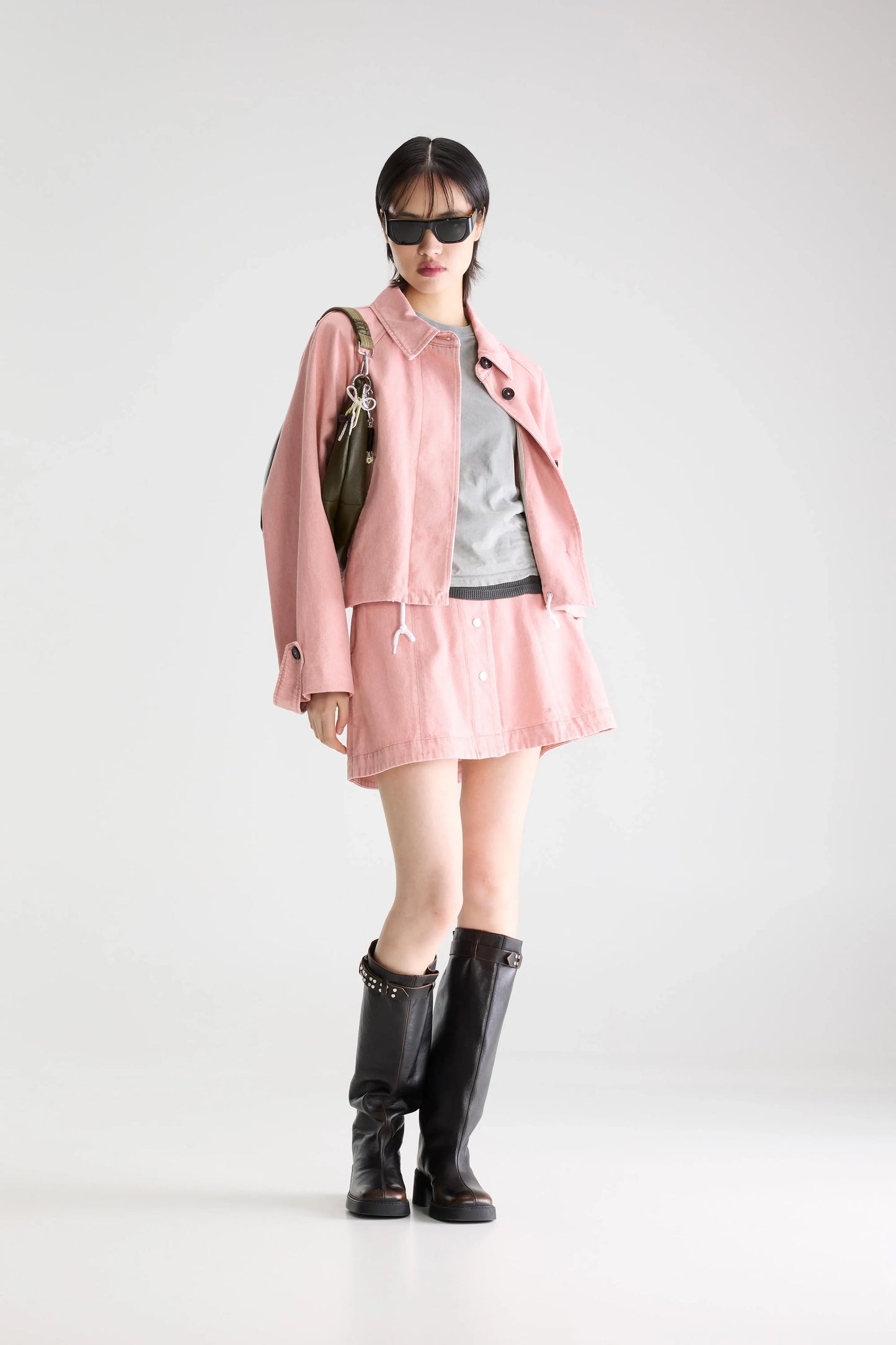 JESSY JACKET PINK DENIM
