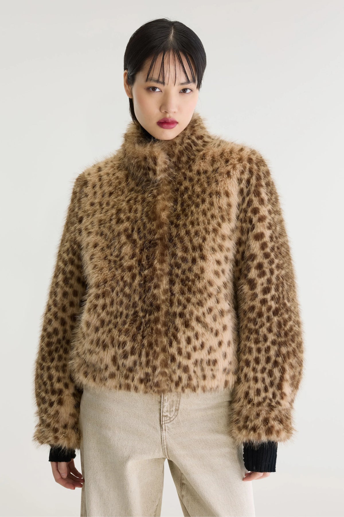 Enjoy Faux Fur Jacket