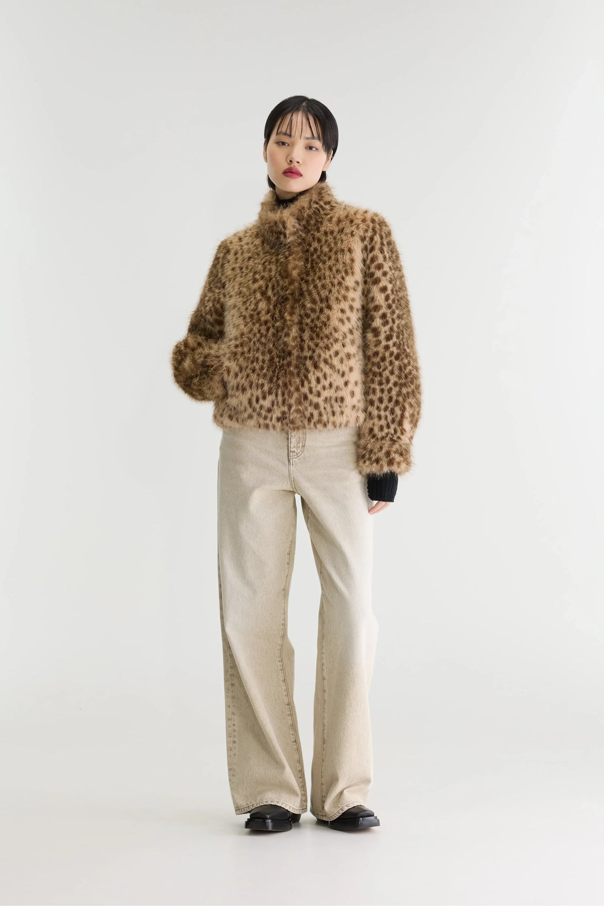 Enjoy Faux Fur Jacket