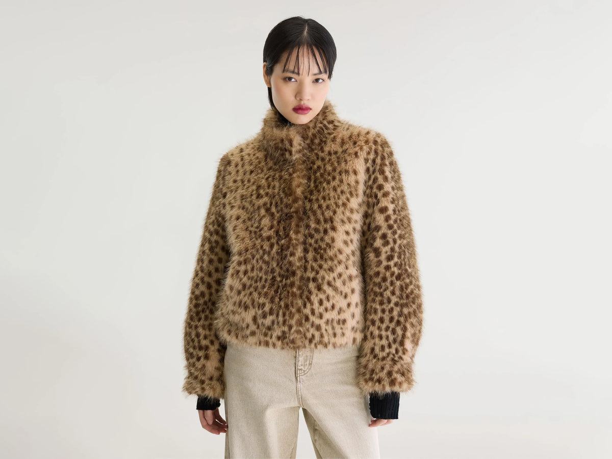 Enjoy Faux Fur Jacket