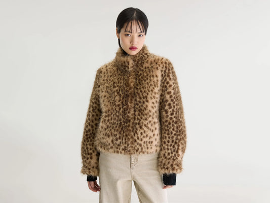 Enjoy Faux Fur Jacket