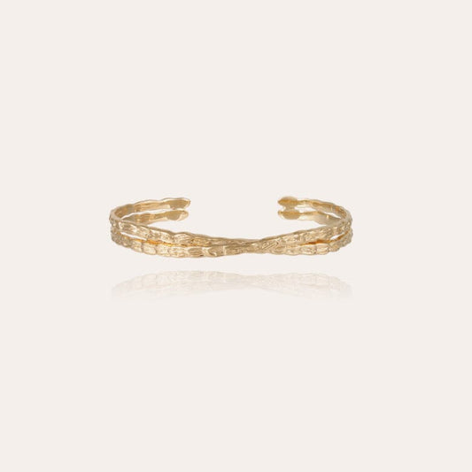 LIANE CROSSED BRACELET GOLD