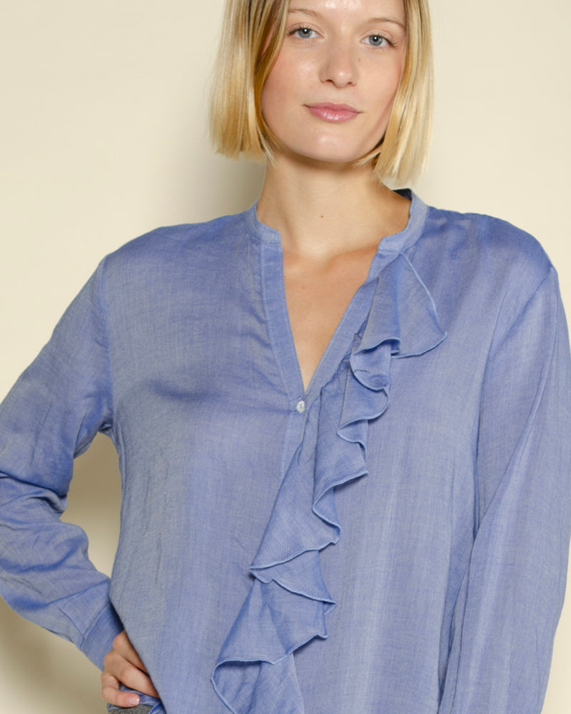 Cendia Shirt Blue Check – Diega