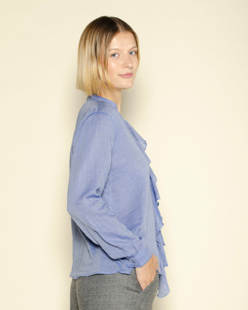 Cendia Shirt Blue Check – Diega