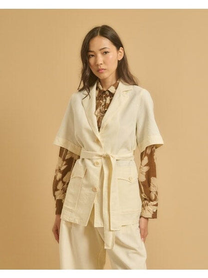 CHAMBA OVERSHIRT OFFWHITE