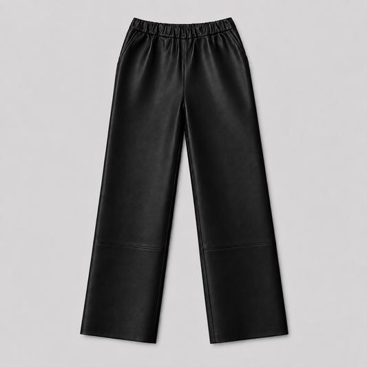 Sarah Leather Pants Black – Serge Pariente