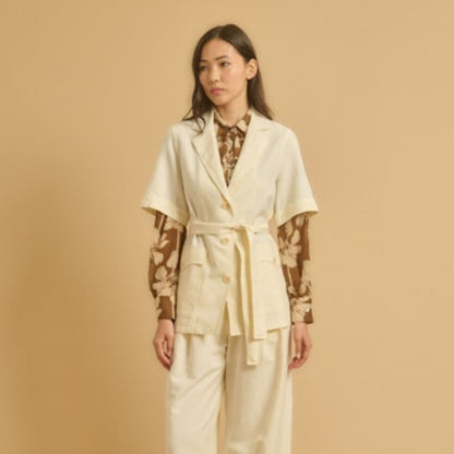 CHAMBA OVERSHIRT OFFWHITE