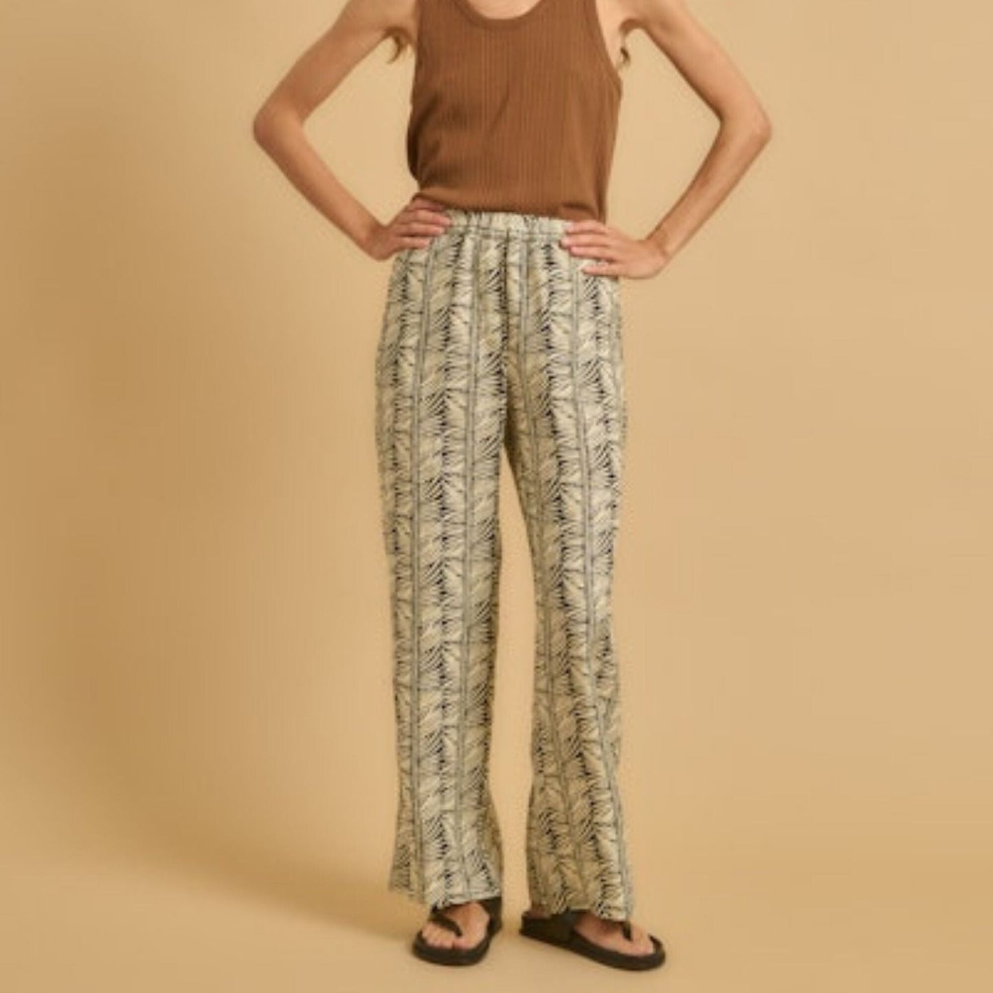 PANTERO PANTS BLACK PRINT