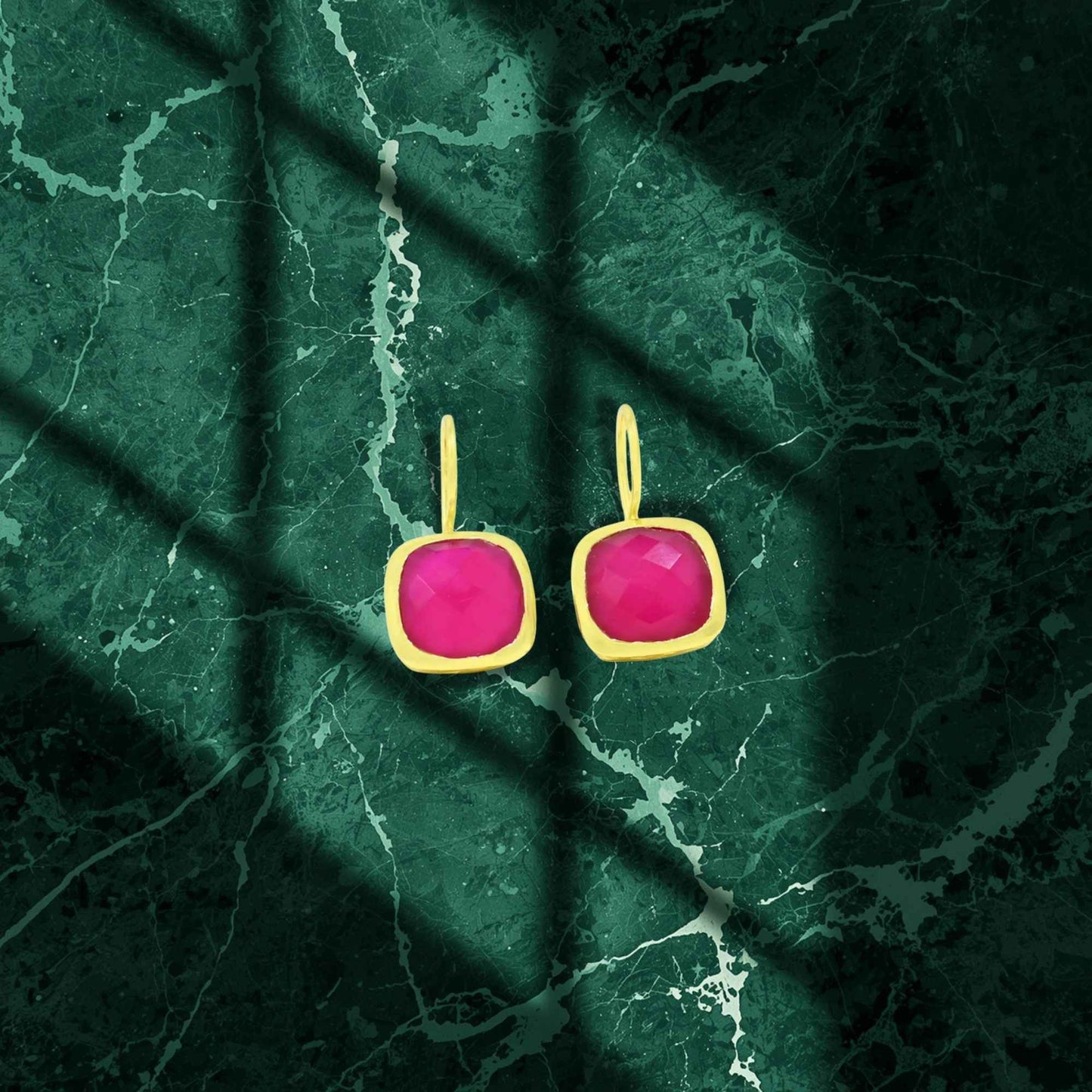 Dolce Earrings Pink Onyx