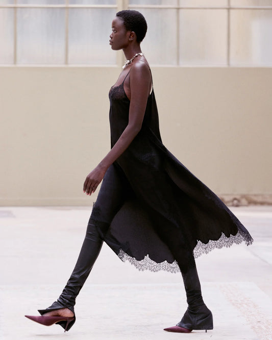 BALMA DRESS CHARCOAL