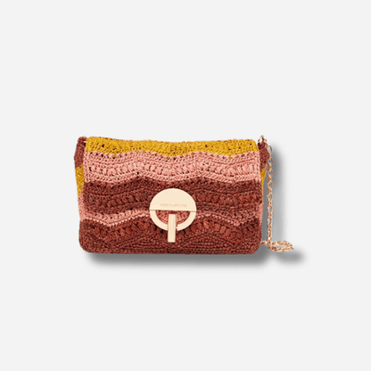 RAFFIA MOON BAG