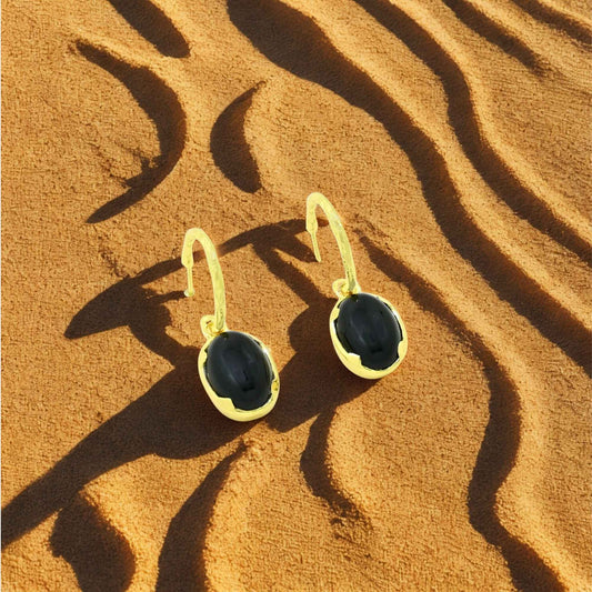 Ember Earrings Black Onyx