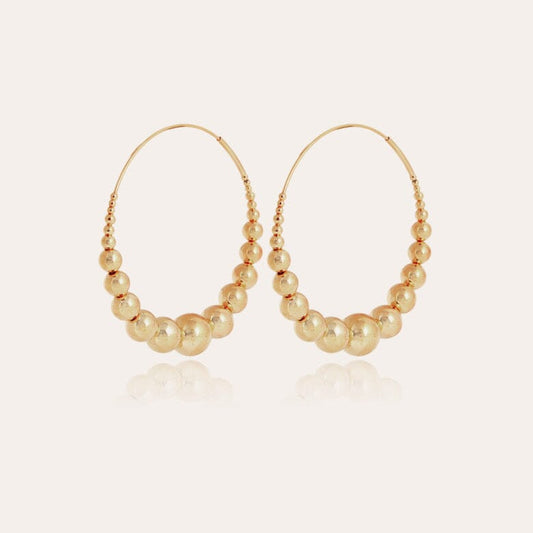 MULTIPERLA HOOPS GOLD