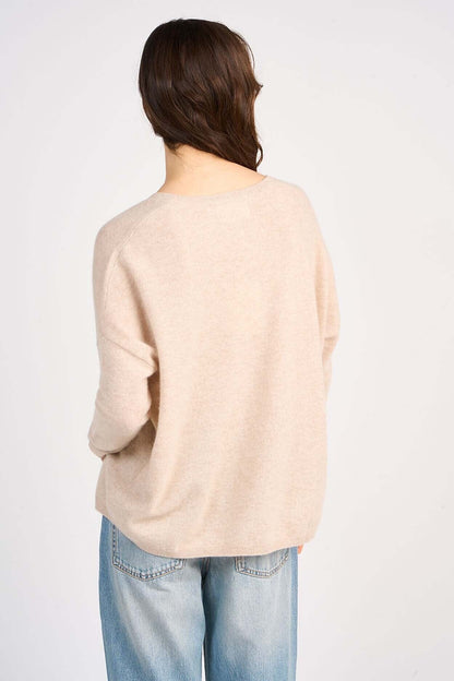 MONJACKOE CASHMERE SWEATER BEIGE