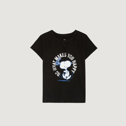 HAPPY SNOOPY T-SHIRT DARK
