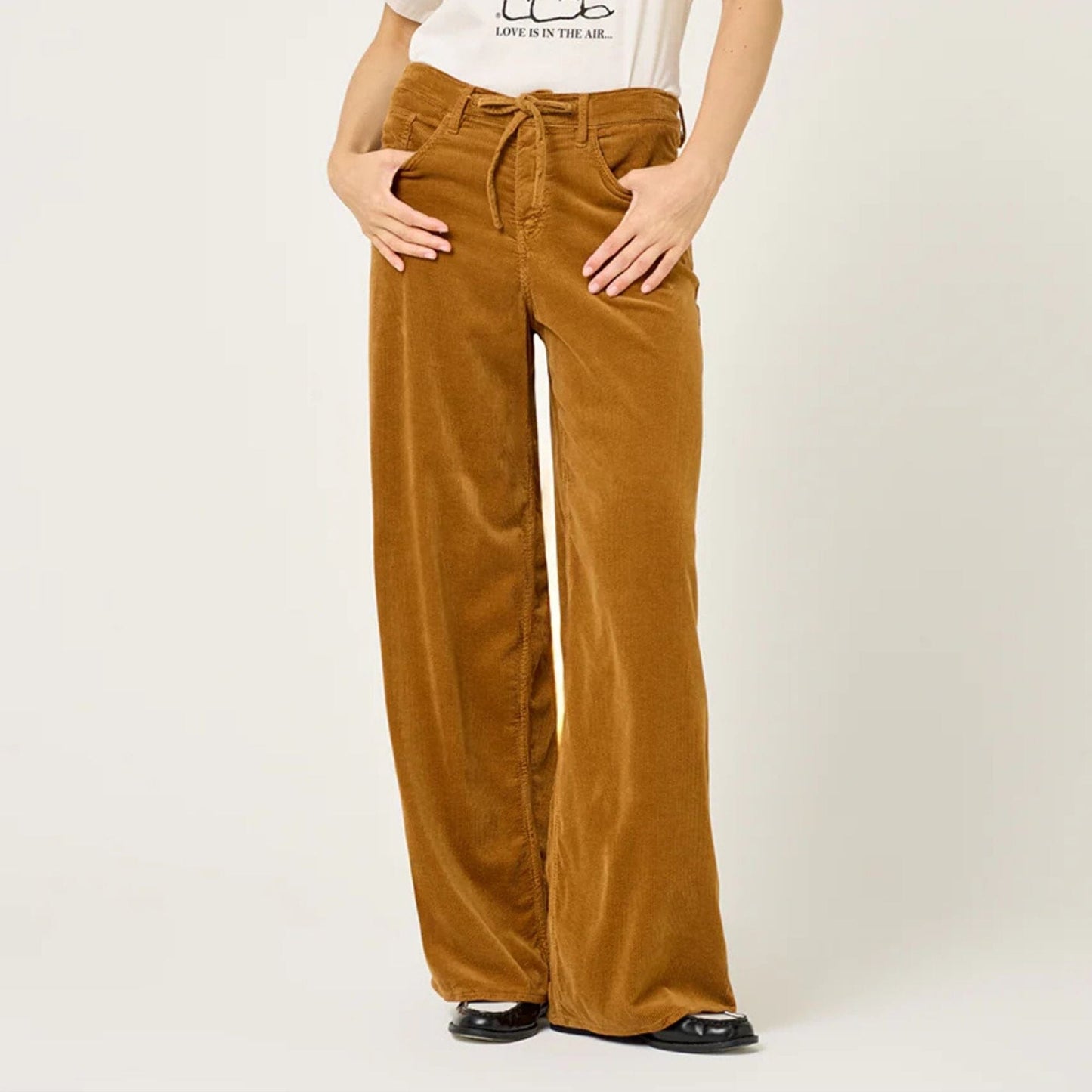 LENY WIDE PANTS PEANUT
