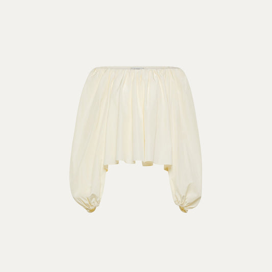 TAFFETA TOP 14565 OFFWHITE