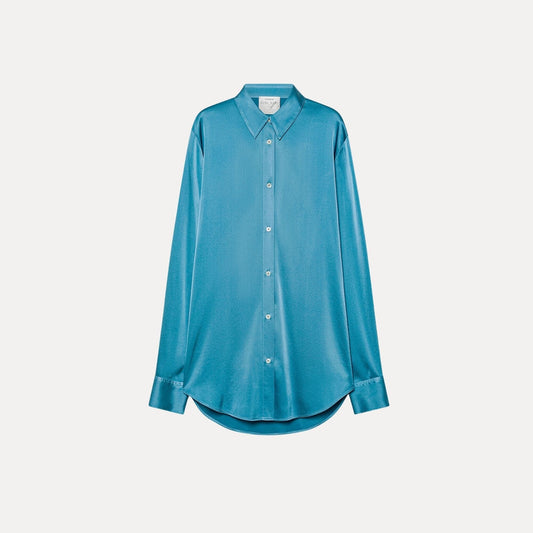 SILK SHIRT 9934 BLUE