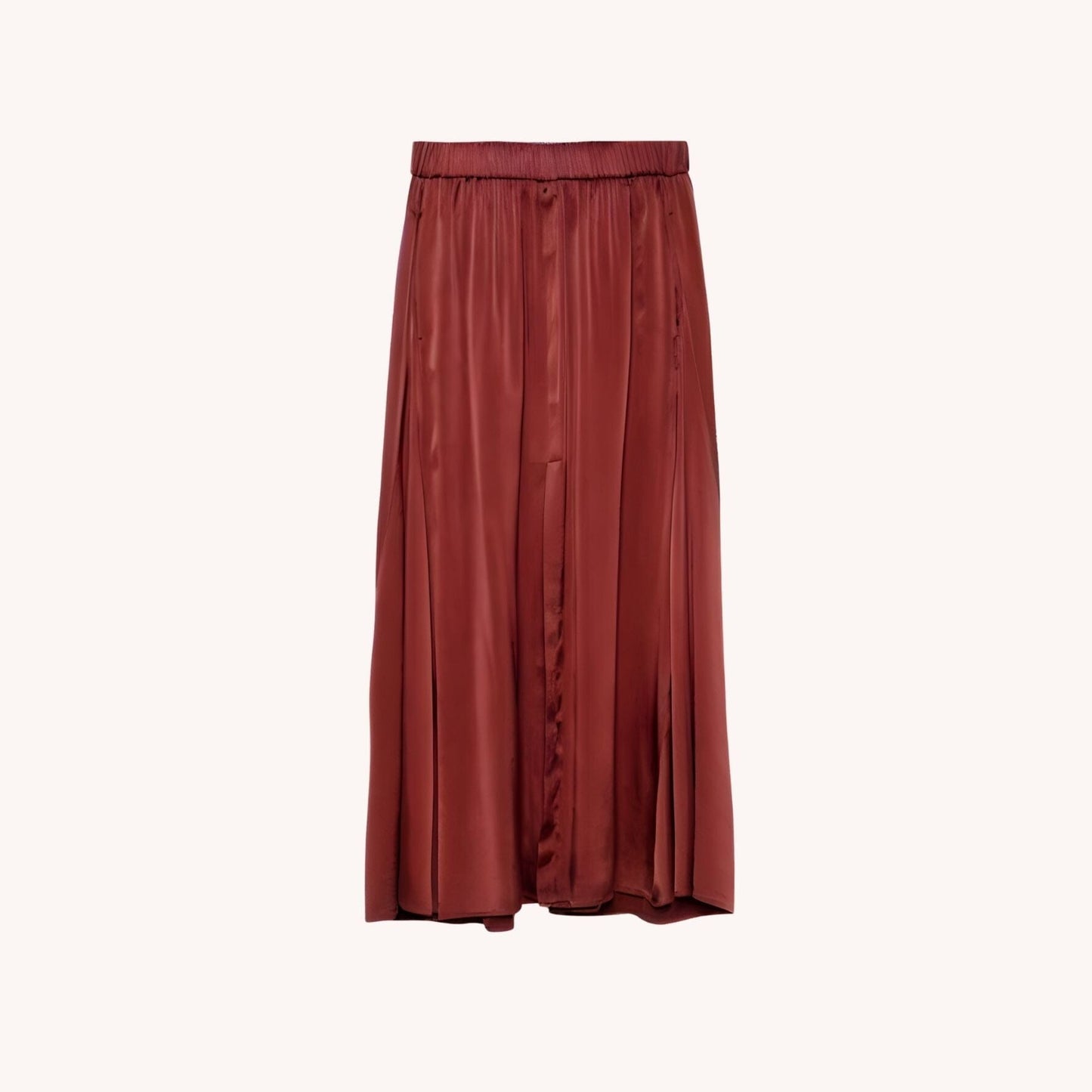 SILK SKIRT 9923 BRICK