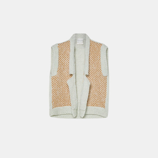 VEST IN NATTE TWEED 14004