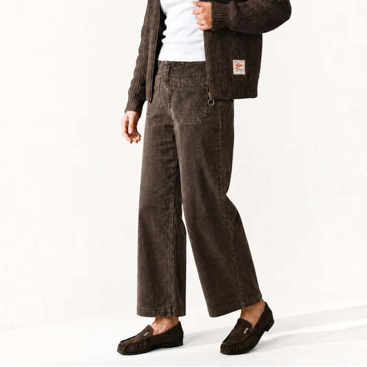 Lucia Corduroy Pants Cocoa