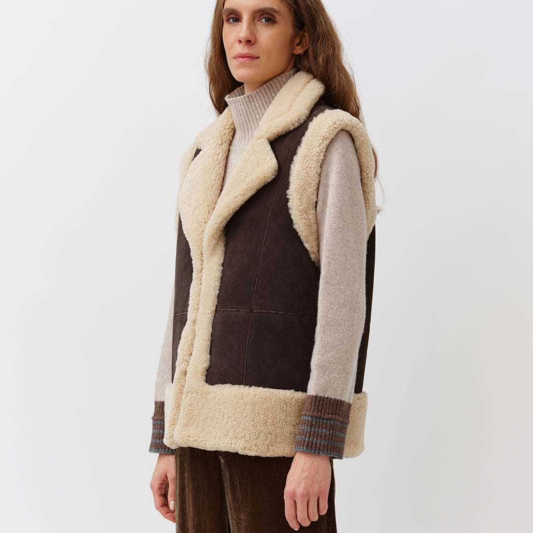Geskao Shearling Vest – Diega