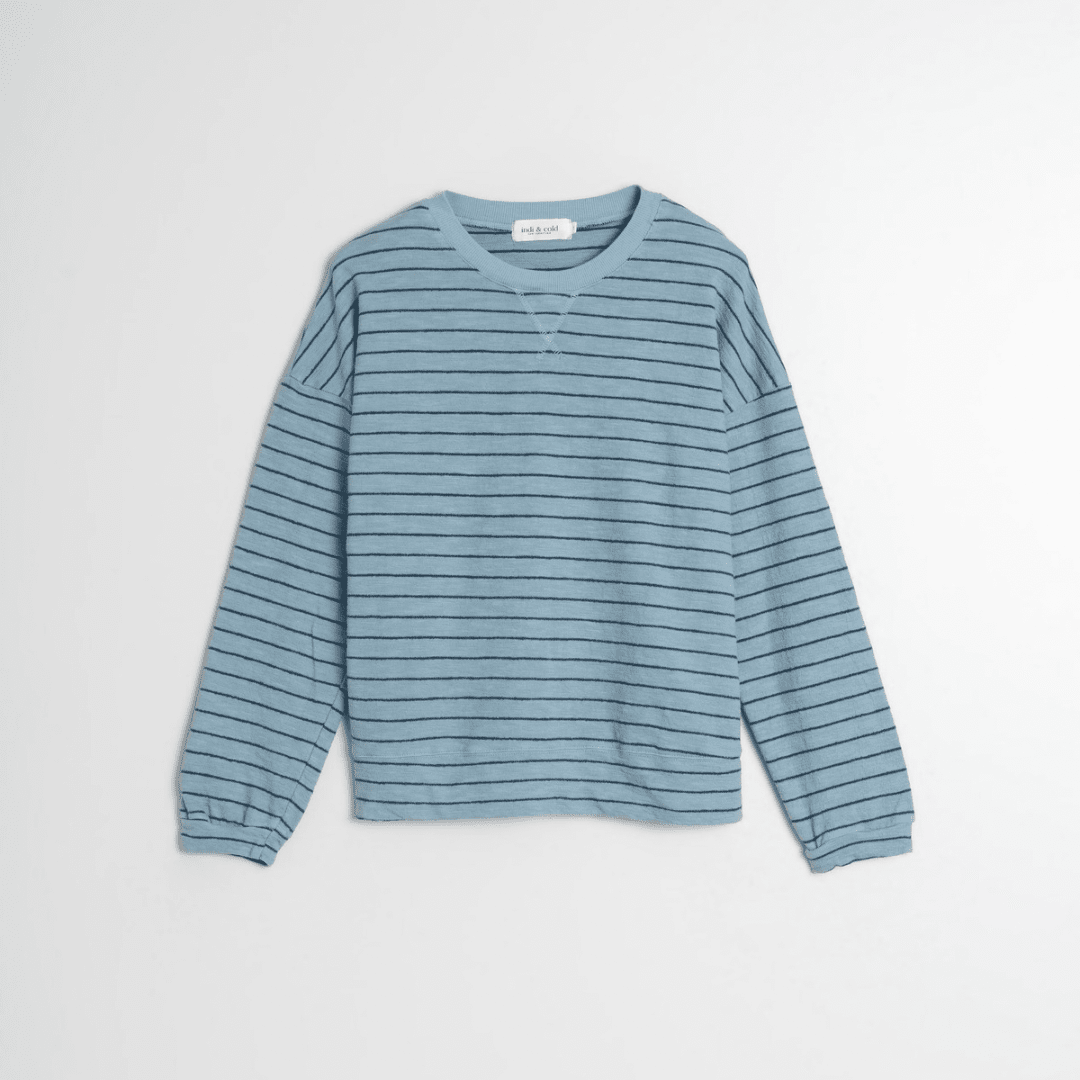 LARA SWEATSHIRT BLUE STRIPES