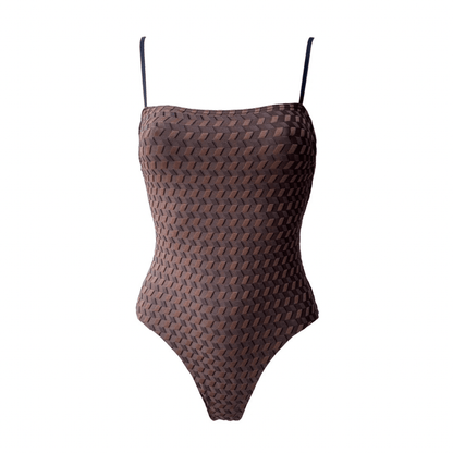 CELINE JACQUARD SWIMSUIT