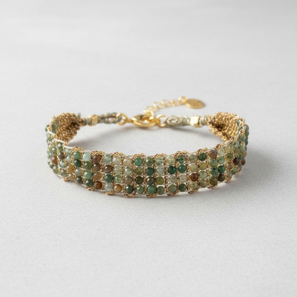 Jaipur Moss Agat Bracelet