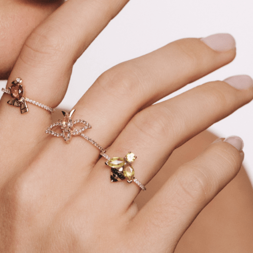 BEE RING 18K