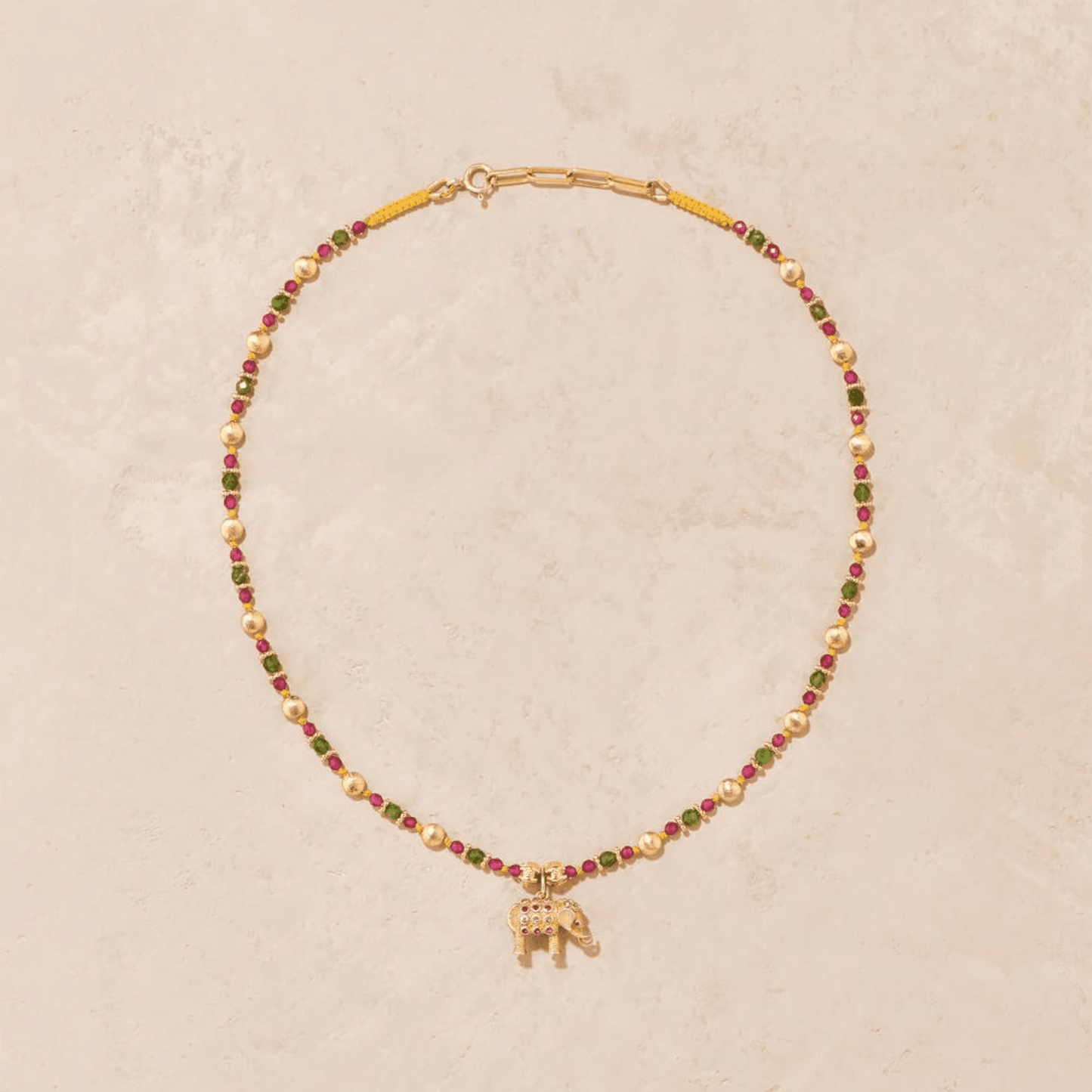 Gaja Necklace Rubellite
