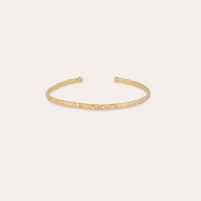 BAMBINI STRASS BANGLE WHITE
