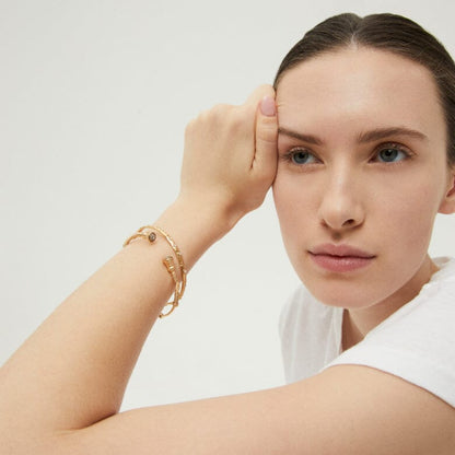 BAMBINI STRASS BANGLE WHITE