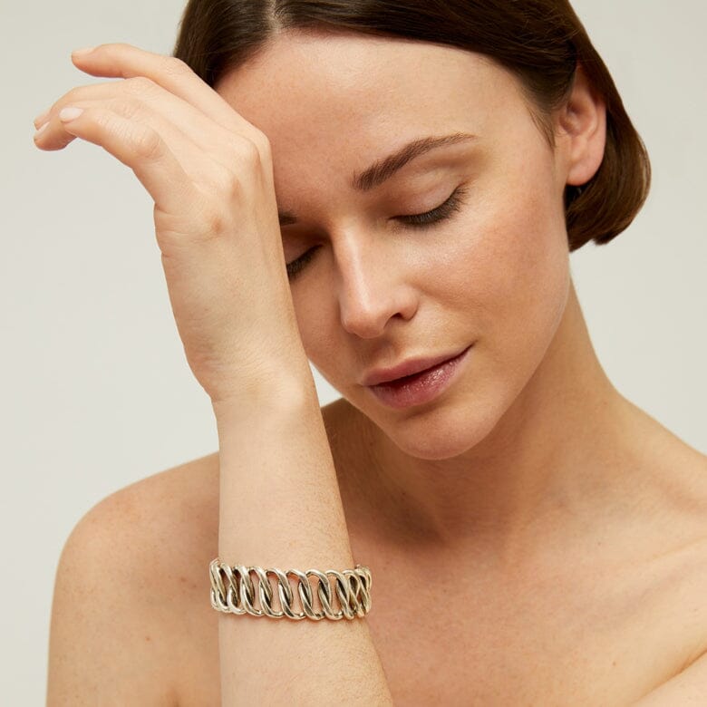 BRONX SMALL BRACELET SILVER