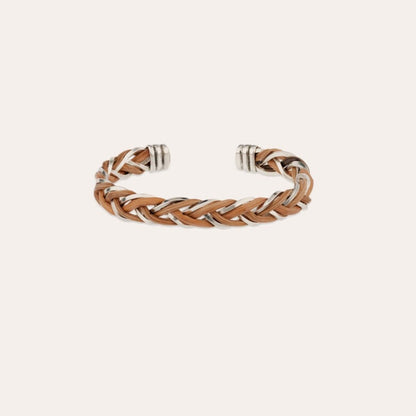 TRESSE BRACELET SILVER WICKER