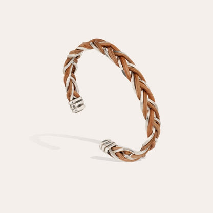TRESSE BRACELET SILVER WICKER