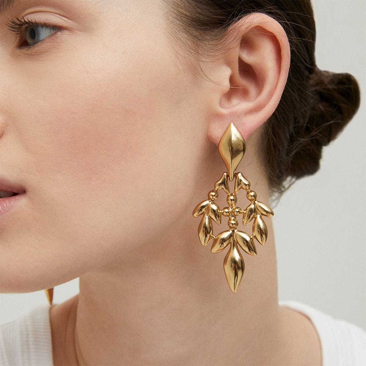 OLEA LARGE GOLD EARRINGS