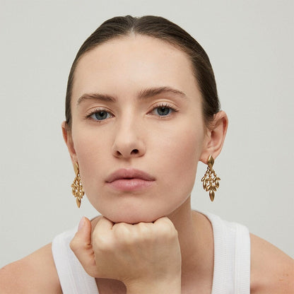 OLEA SMALL GOLD EARRINGS