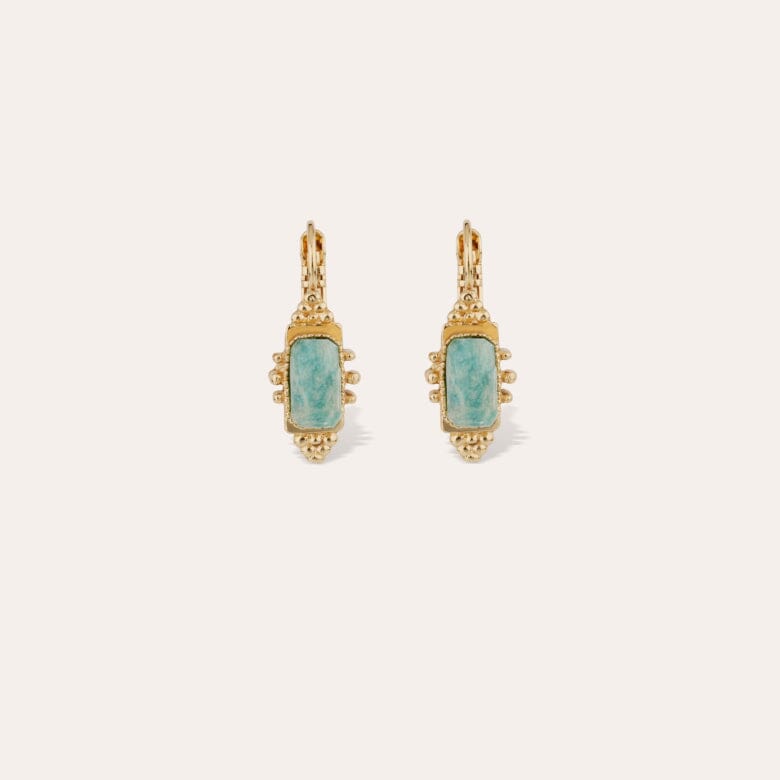 TALISMAN EARRINGS AMAZONITE