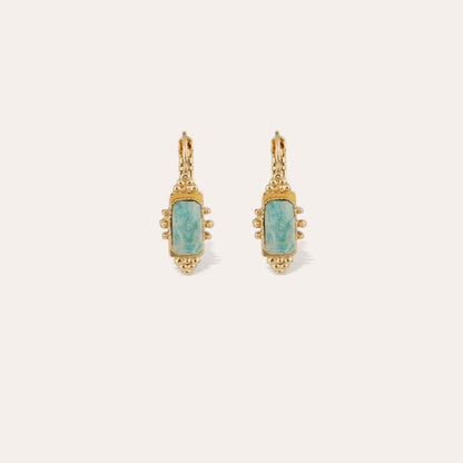 TALISMAN EARRINGS AMAZONITE