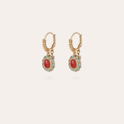 TAO SPLASH EARRINGS RED JASPER